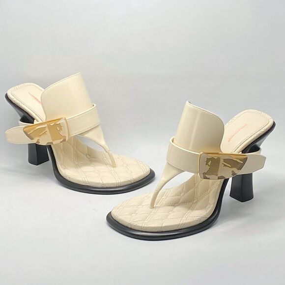 Burberry 100mm Bay leather mules size 36 - Picture 11 of 15